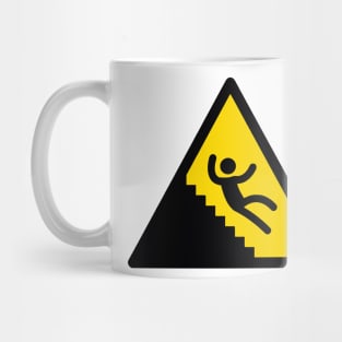 Warning Sign Stairs Mug